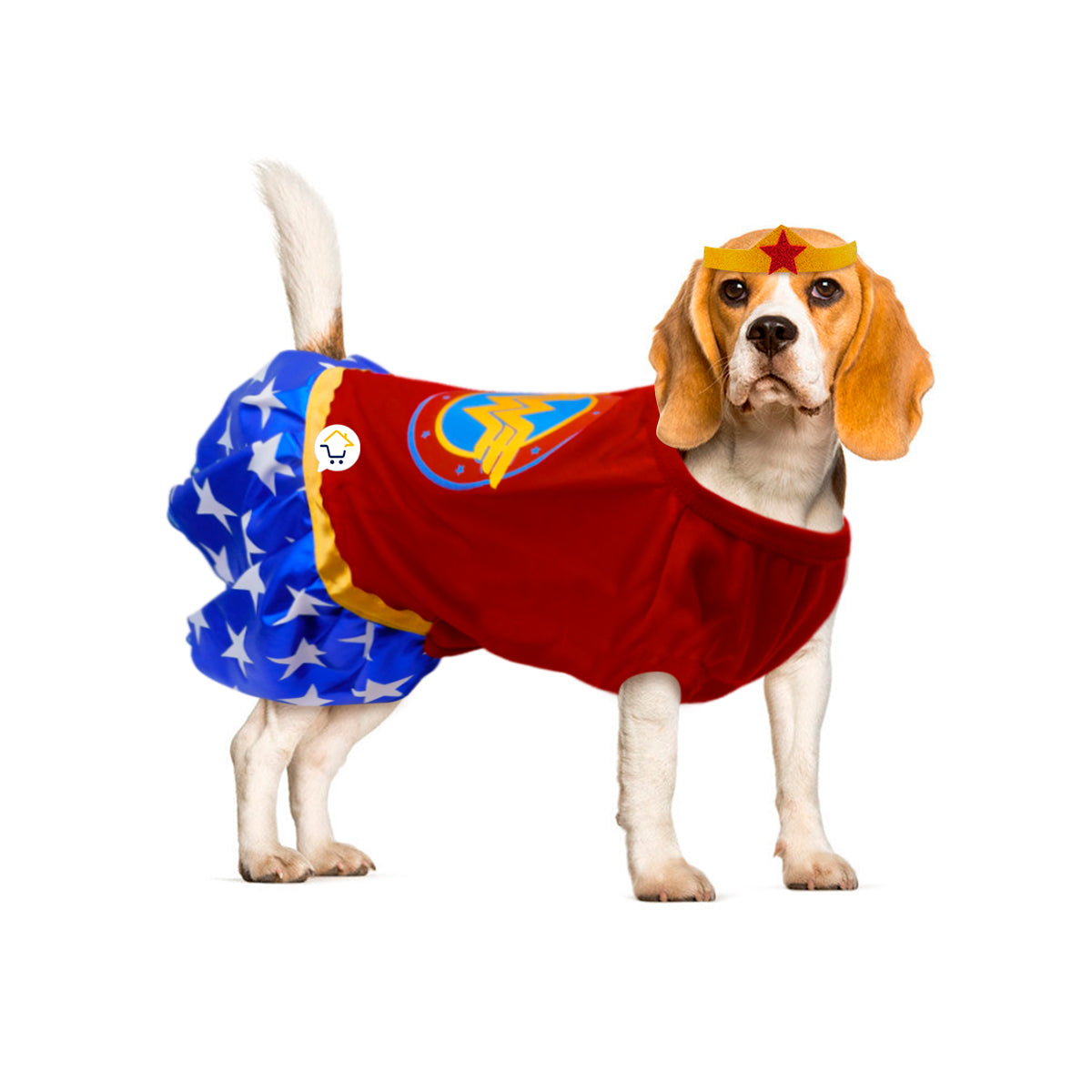 Disfraz Mascota Mujer Maravilla Halloween (Gato y perro)