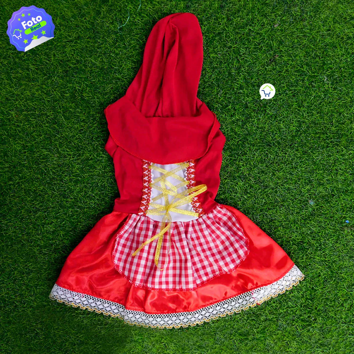 Disfraz Mascotas Caperucita Halloween (Gato y perro)