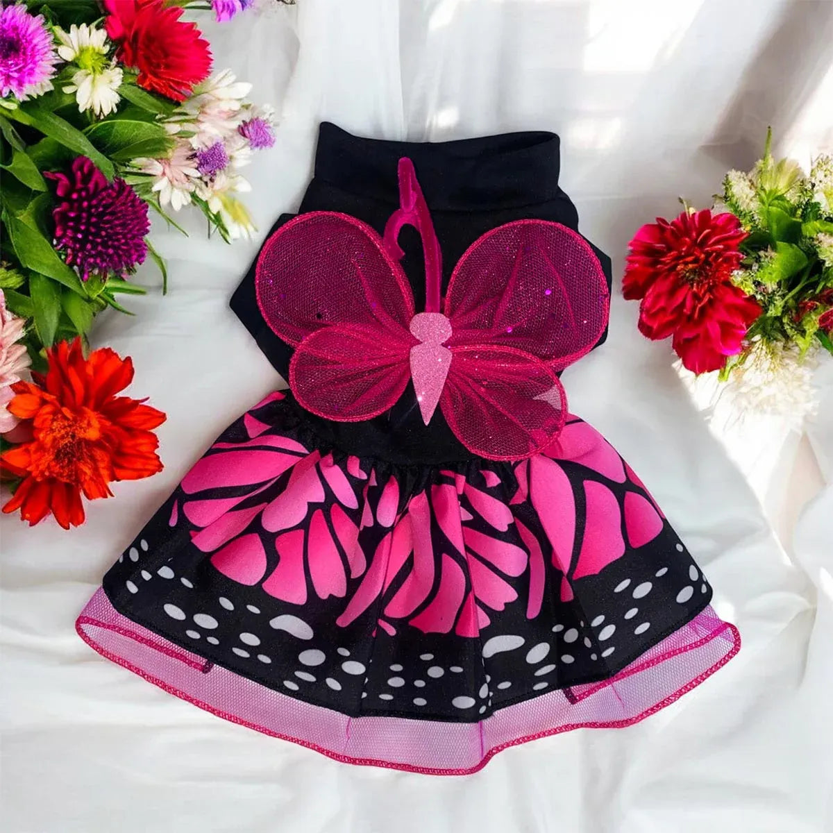 Disfraz Para Mascotas Mariposa Halloween (Gato y perro)