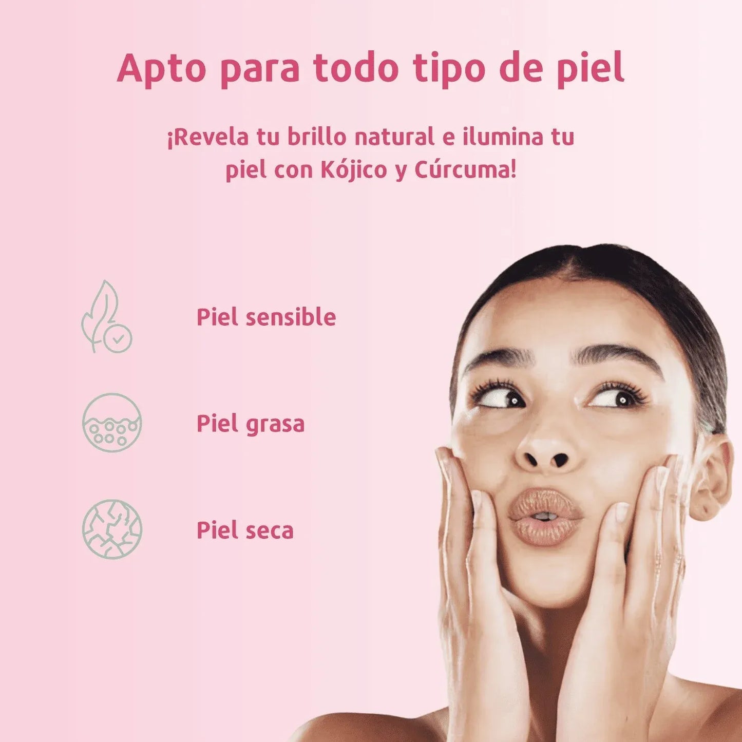 Turmeric pads - Pomos de Curcuma y ácido Kojico