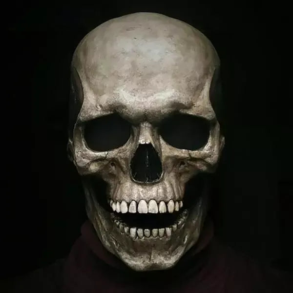 🎃💀MÁSCARA CALAVERA CON MANDÍBULA MÓVIL☠️
