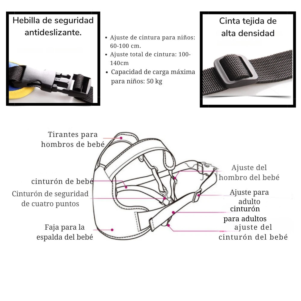 Arnes Seguridad Motos Para Niños (Original)