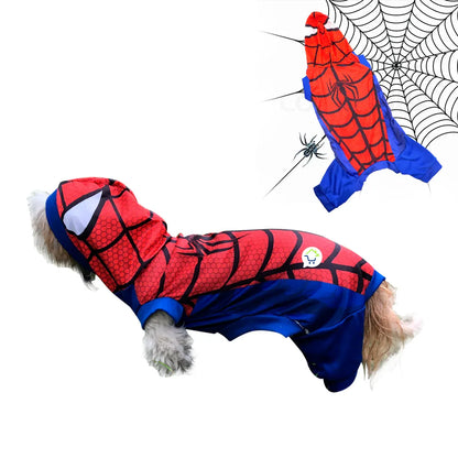 Disfraz Mascotas Hombre Araña Halloween