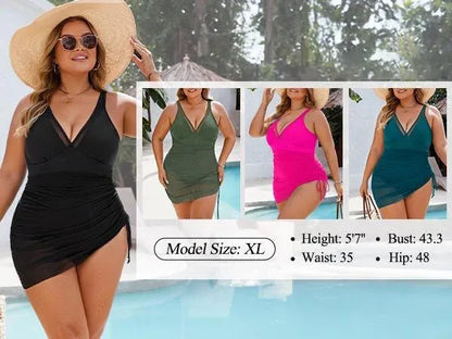 Monokini tipo pareo graduable con control de abdomen