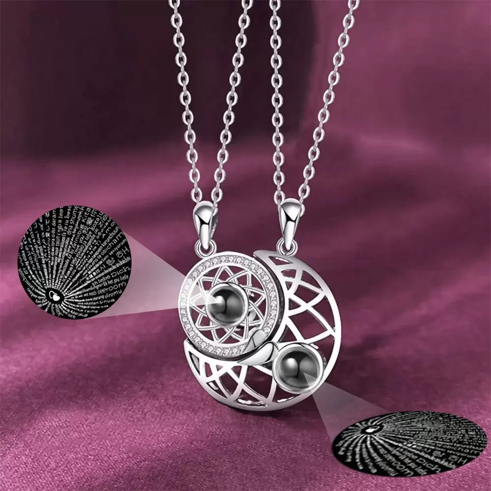 Amor Infinito™ Collar Sol y Luna