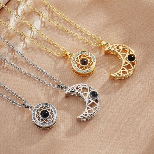 Amor Infinito™ Collar Sol y Luna