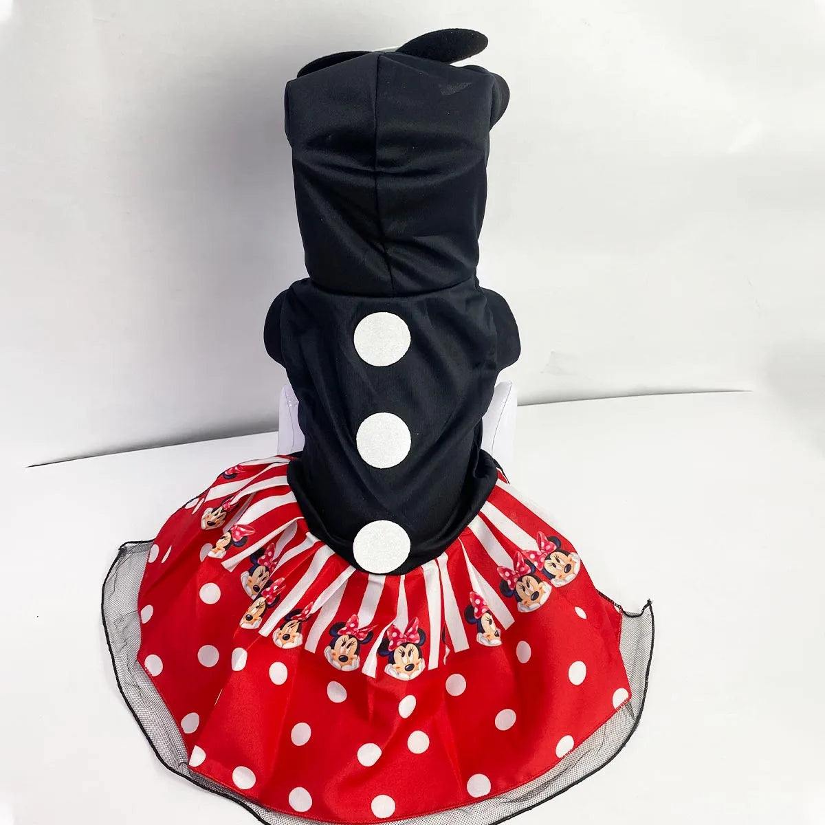 Disfraz Mascotas De Minnie Halloween (Gato y perro)