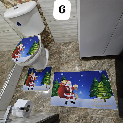 SET 3 PIEZAS NAVIDEÑO PARA BAÑO