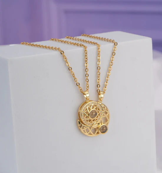 Amor Infinito™ Collar Sol y Luna
