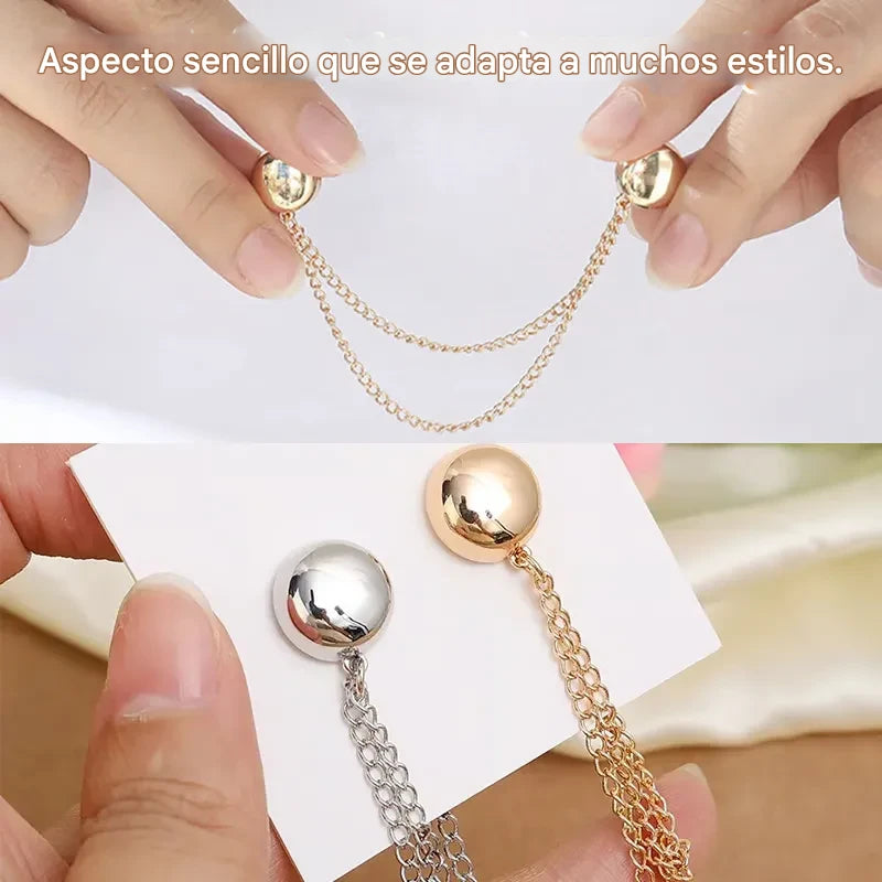 Clip&Go - ¡Transforma tu ropa al instante con los Clips Magnéticos Multiusos! (1 Par)