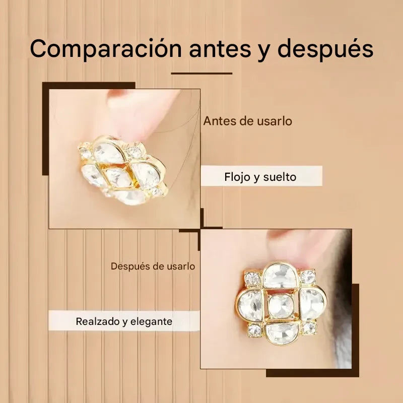 Pack x 20 Unidades Soportes Aretes en silicona