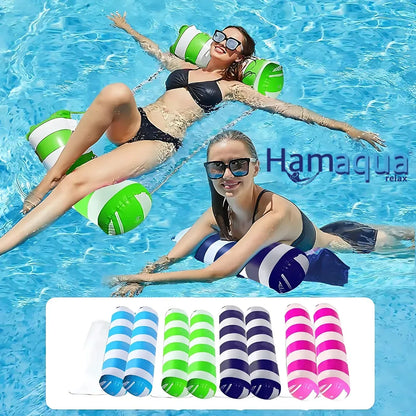 HAMAQUA™️ - Hamaca Flotante 4 en 1