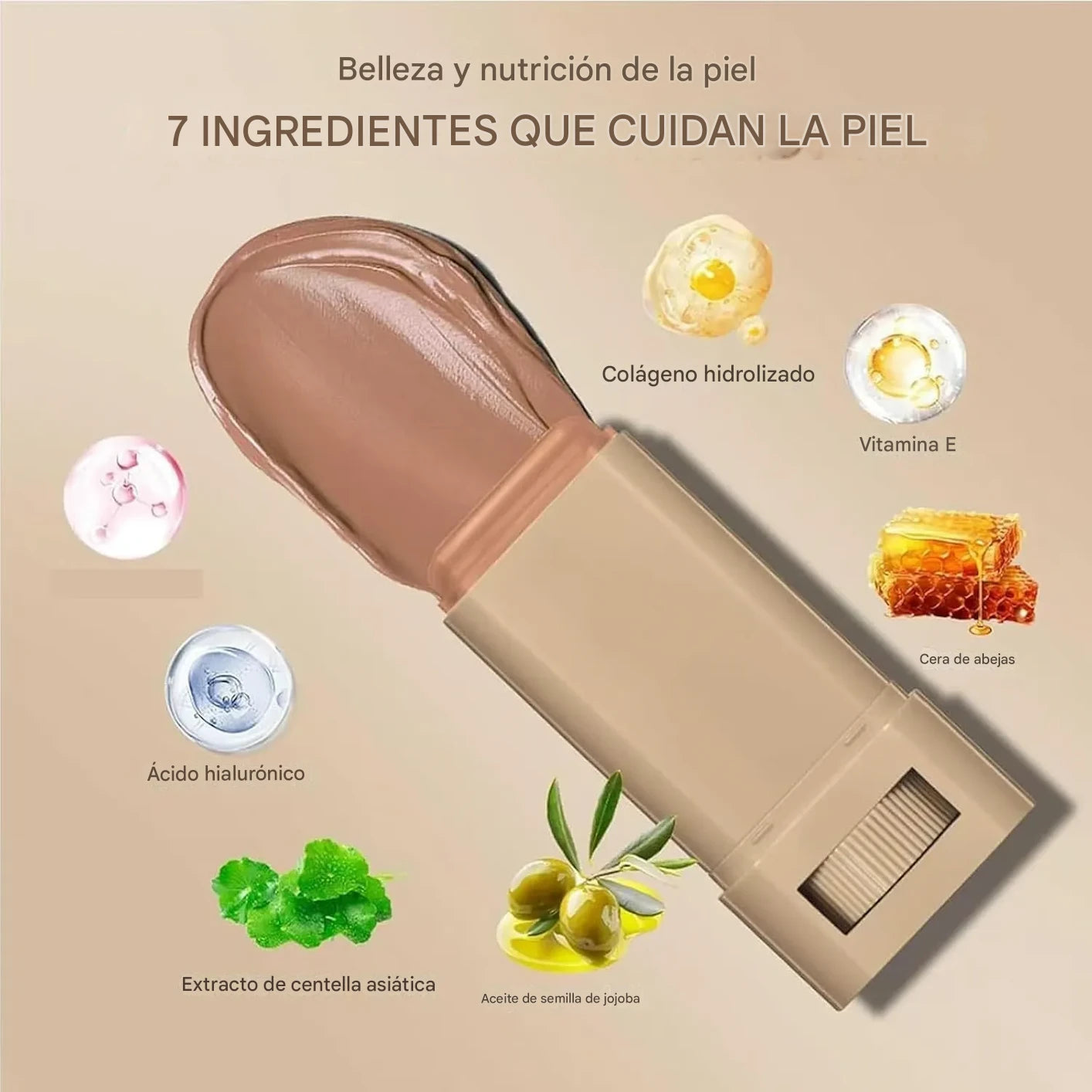 Lakerain™ Skin Tint Beauty Balm En barra (Cruelty-free)