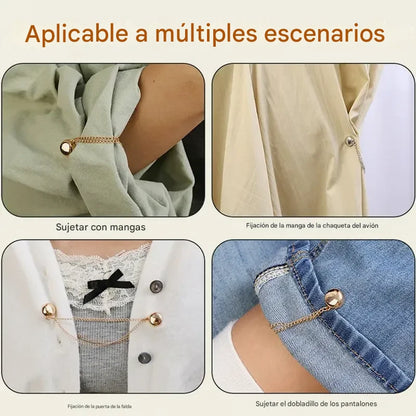Clip&Go - ¡Transforma tu ropa al instante con los Clips Magnéticos Multiusos! (1 Par)