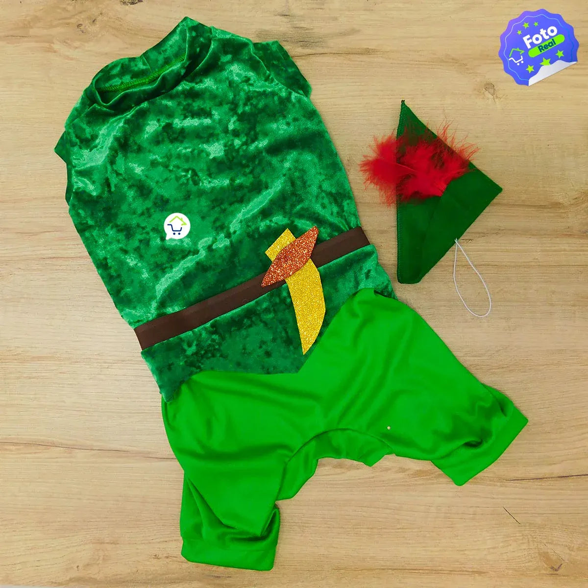 Disfraz Mascotas Peter Pan Halloween (Gato y perro)
