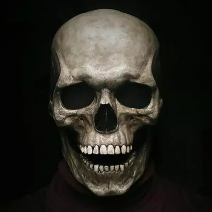 🎃💀MÁSCARA CALAVERA CON MANDÍBULA MÓVIL☠️