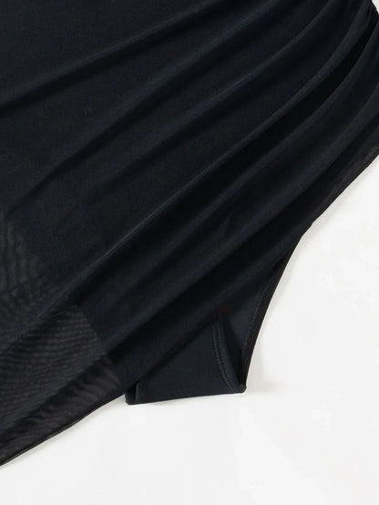 Monokini tipo pareo graduable con control de abdomen