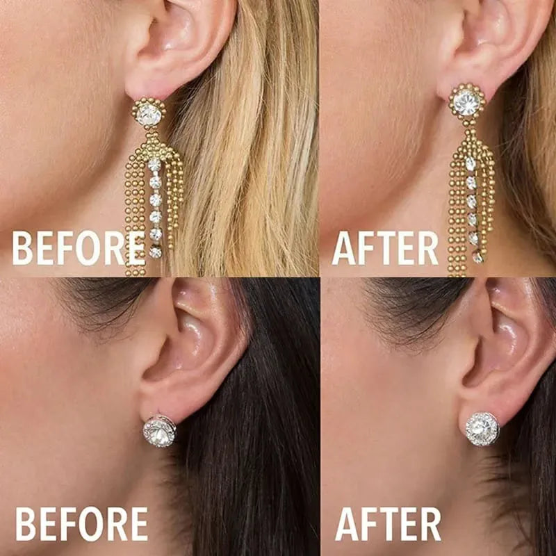 Pack x 20 Unidades Soportes Aretes en silicona