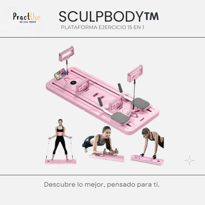 SCULPBODY™️ PLATAFORMA DE PILATES Y ENTRENAMIENTO 15 EN 1