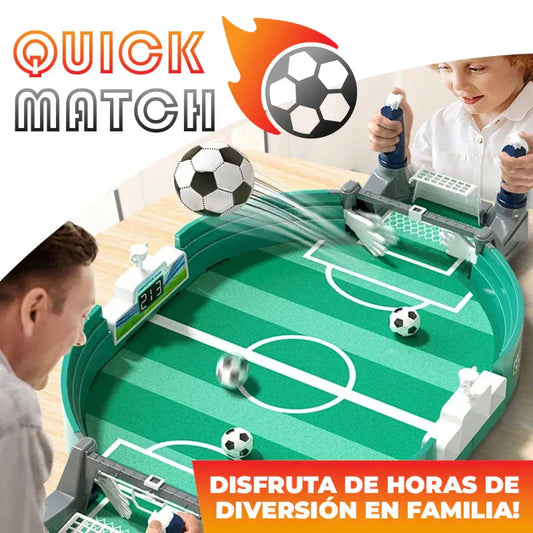 QuickMatch™ - Futbolín Compacto para Toda la Familia