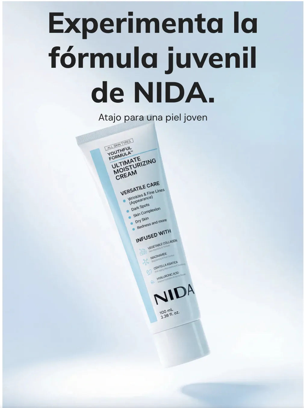 NIDA  |Crema hidratante Coreana Youthful Formula™